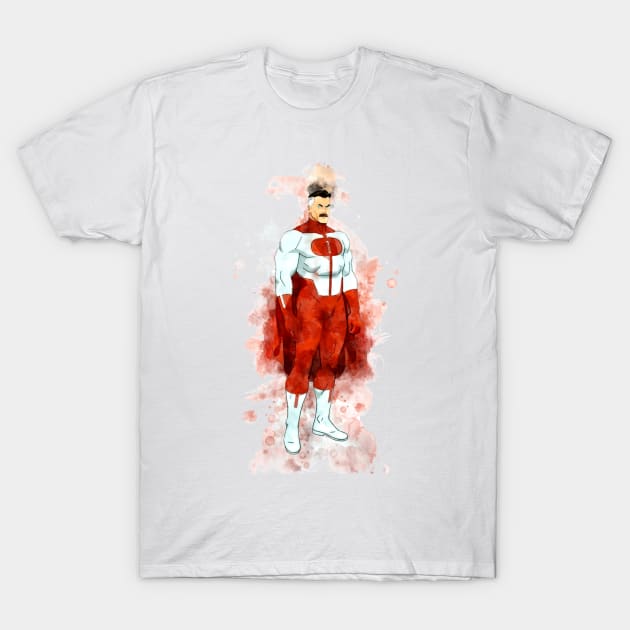 Invincible - Omni-Man *watercolor* T-Shirt by Stylizing4You